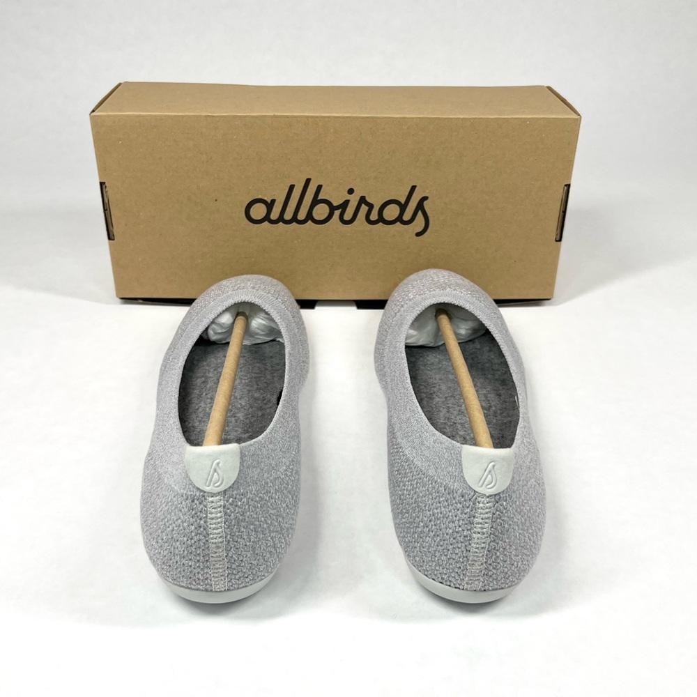 **SOLD**  allbirds Tree Breezers Slip On Ballet Flats Shoes Mallee Grey Women 10 - Picture 5 of 13